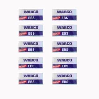 سفارش عمده برچسب تزئینی کوچک وابکو WABCO EBS پک 10عددی